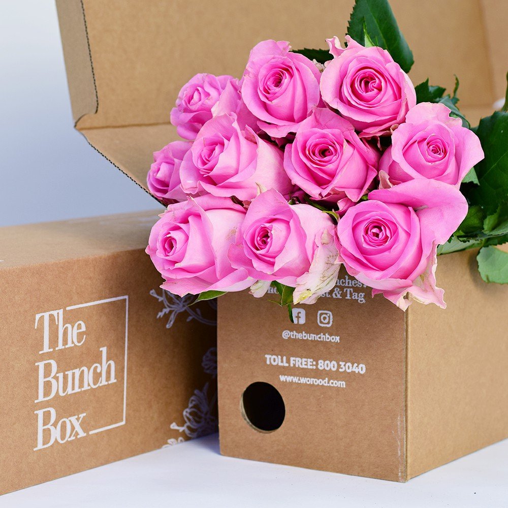 pink roses flowers bunch