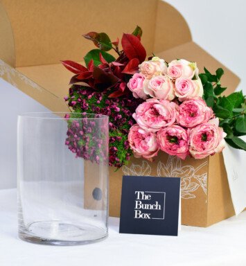 misxed pink flower bunch